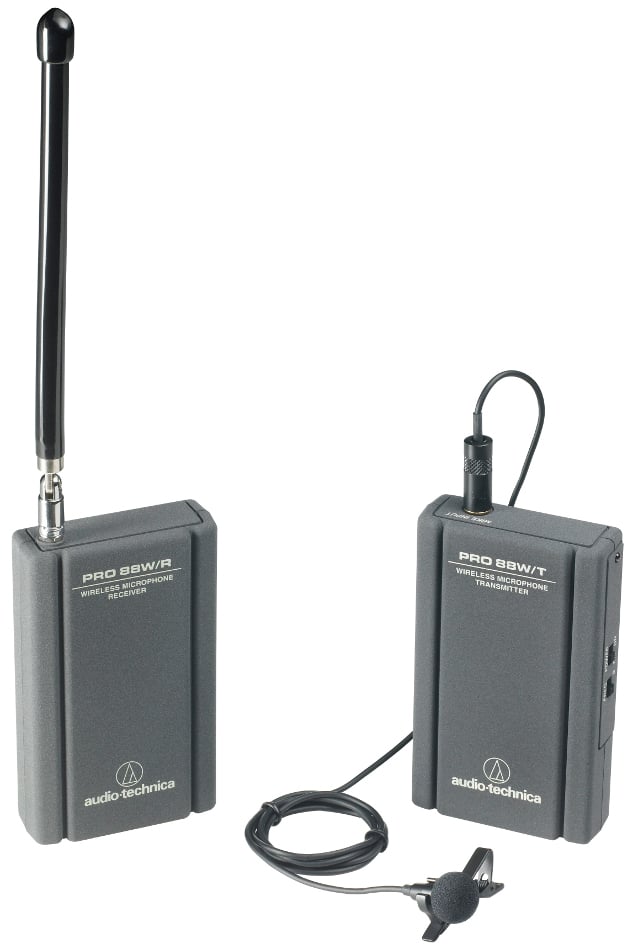 Wireless System with ATR3350MW Omni Lapel Microphone