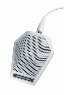 Cardioid Condenser Boundary Microphone in White, Non-Power Module Model