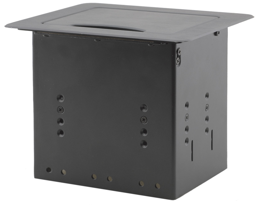 Table Mount Modular Multi-Connection Solution - Tilt-Up Lid