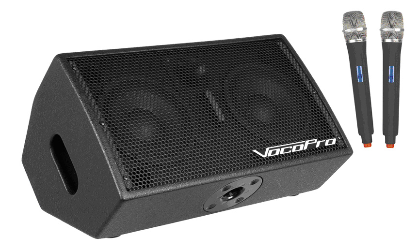 200 Watt Vocal Monitor with SDR-3 Recorder and (2) Handheld Wireless System