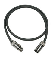 Audio Cable, Male XLR - Female XLR, 3 feet