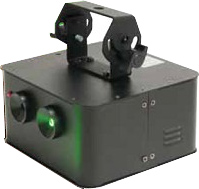 Red & Green Laser Effect