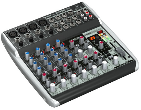 12-Ch 2-Bus USB Mixer, with Klark Teknik FX