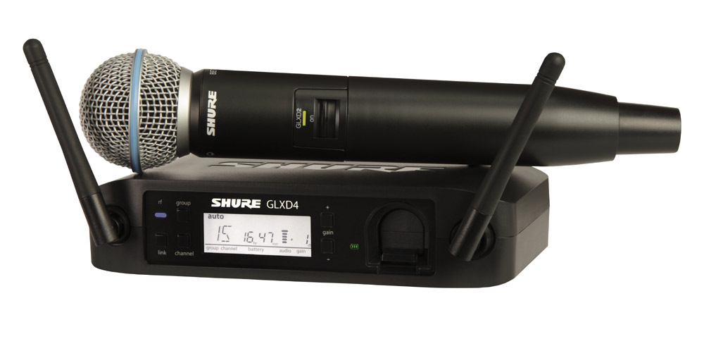 Digital Handheld Wireless System with BETA58 Handheld Transmitter
