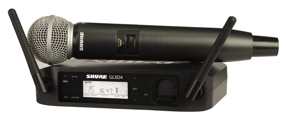 GLX-D Series Digital Wireless System with SM58 Handheld Transmitter