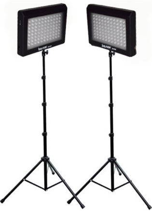 LED Light Kit, 2 Lights/Stands