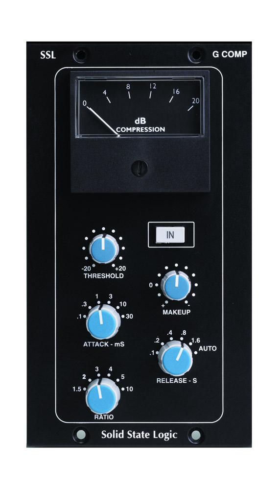 Stereo Bus Compressor module for 500 format rack
