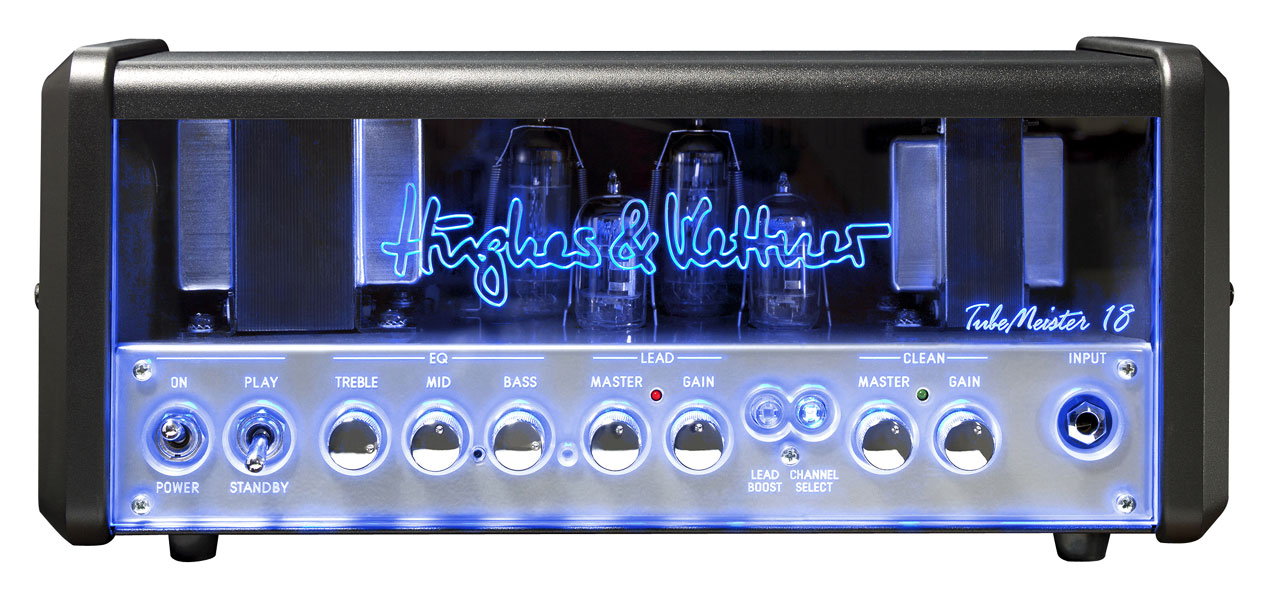 18W 2-Channel Tube Guitar Amplifier Head with Onboard Red Box Output