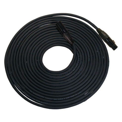 3 Pin DMX Cable w/Label, 50ft