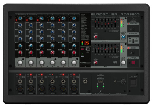 500W 6-Channel Powered Mixer