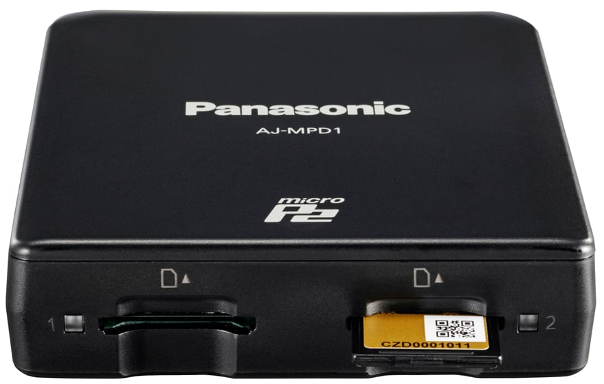 Dual-Slot microP2 Memory Card Drive