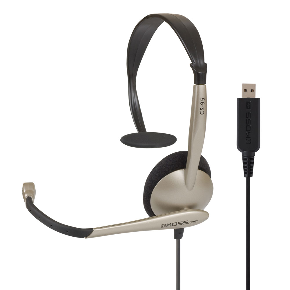 Communication Headset with USB Plug