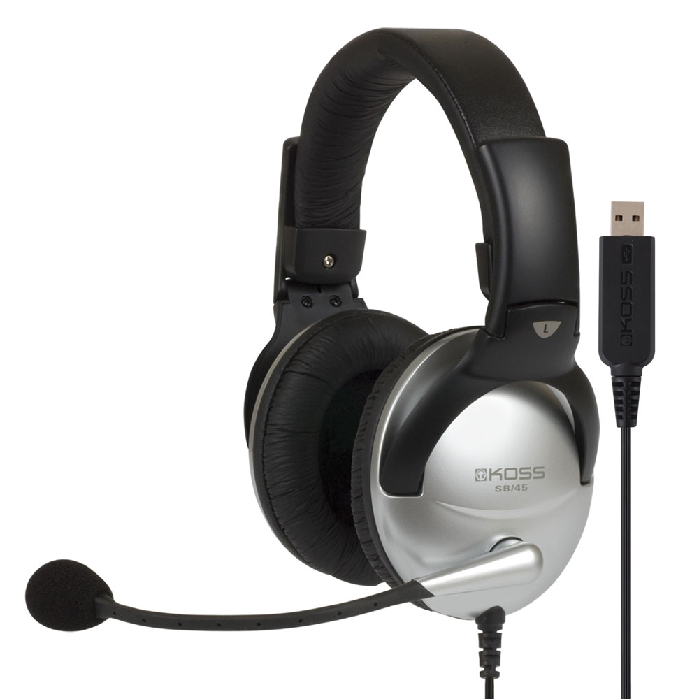 Communication Headset with USB Plug