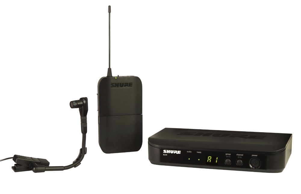Wireless Instrument System with WB98H/C Microphone, 584-608 MHz
