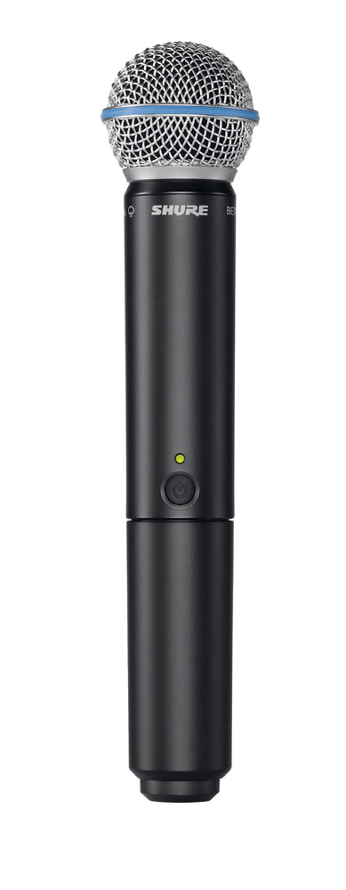 Wireless Handheld Microphone Transmitter with Beta 58 Capsule, 584-608 MHz