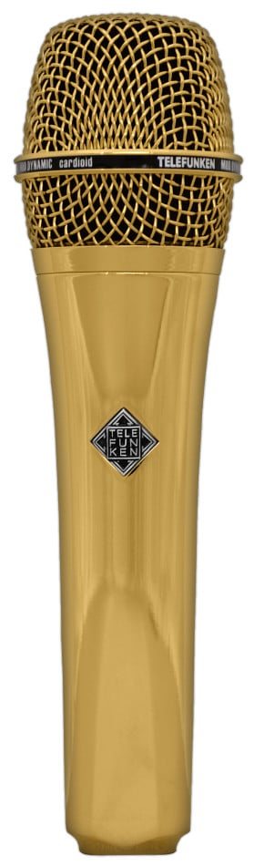 Dynamic Handheld Cardioid Microphone in Gold