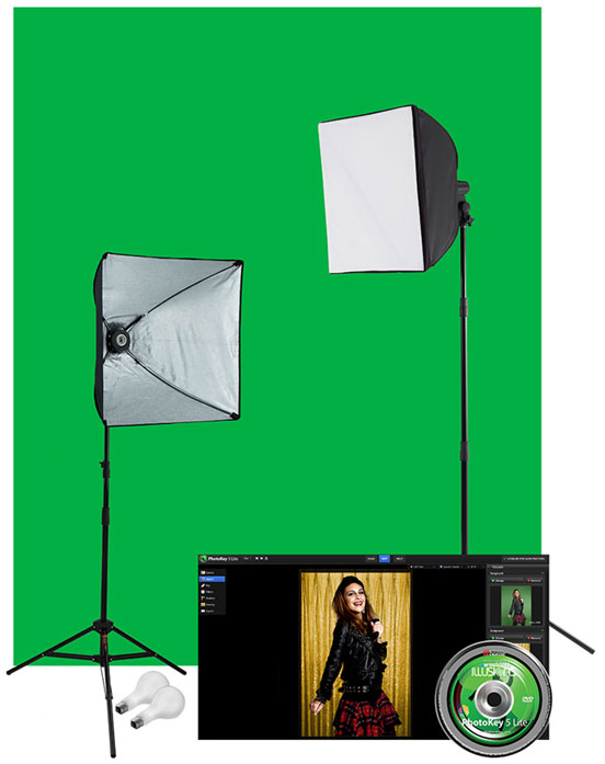 uLite Green Screen Photo Kit