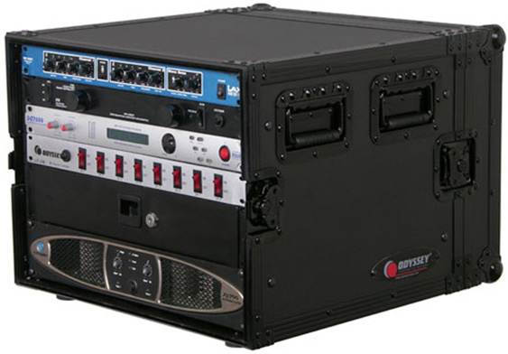Black Label Series 8 RU Amp Rack Case