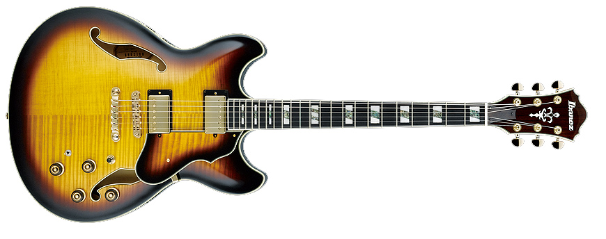 Artcore Series Antique Amber Electric Guitar with Hardshell Case