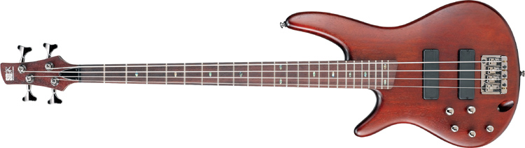 Brown Mahogany SR Series Left-Handed Electric Bass
