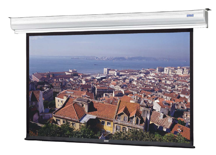 90" x 160" Matte White Wall or Ceiling Mounted Electric Front Projection Screen