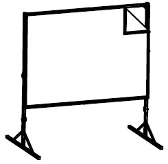 8'x14' Fast-Fold® Deluxe Da-Mat® Replacement Projection Screen Surface