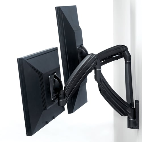 KONTOUR Dynamic Dual Monitor Wall Mount Arm System