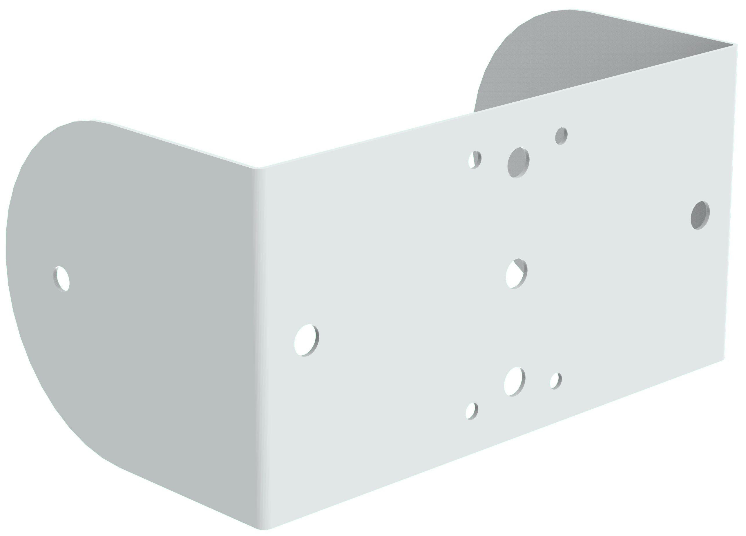 Wall/Ceiling Yoke in White for MX8-W Loudspeaker
