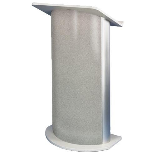 Curved Grey Granite Lecturn