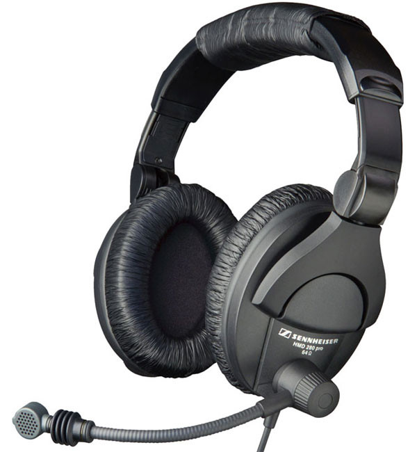 Supraural Closed Headphones with Boom Microphone