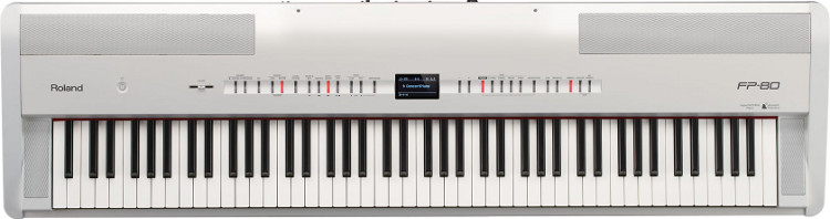 88-Key Digital Piano in White