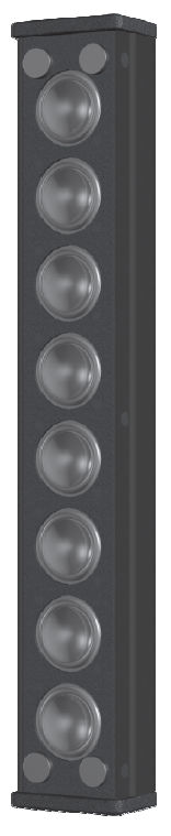 8 x 1" 20W Micro Line Array Speaker