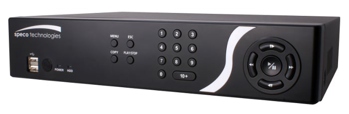 16 Channel Embedded H.264 DVR with Digital Deterrent™