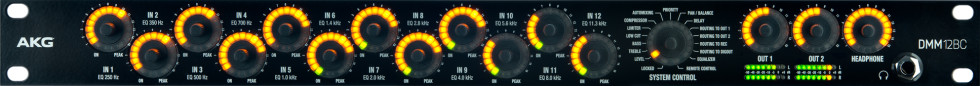 12 in/4 Out Stereo Microphone Mixer