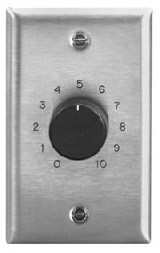Single-Gang Stainless Steel 50 Ohm Attenuator