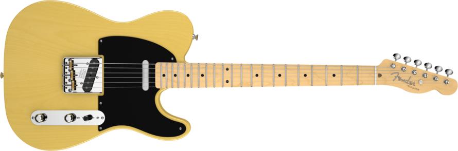 Butterscotch Blonde Electric Guitar with Deluxe Vintage Tweed Case