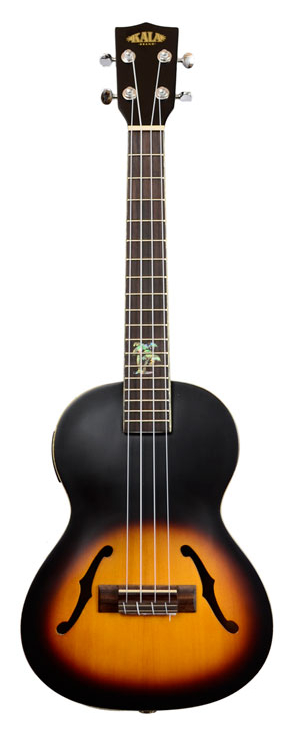 2-Tone Sunburst Archtop Tenor Ukulele