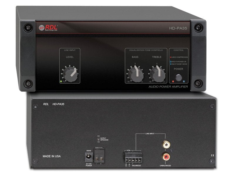 35 Watt 4/8 Ohm Power Amplifier