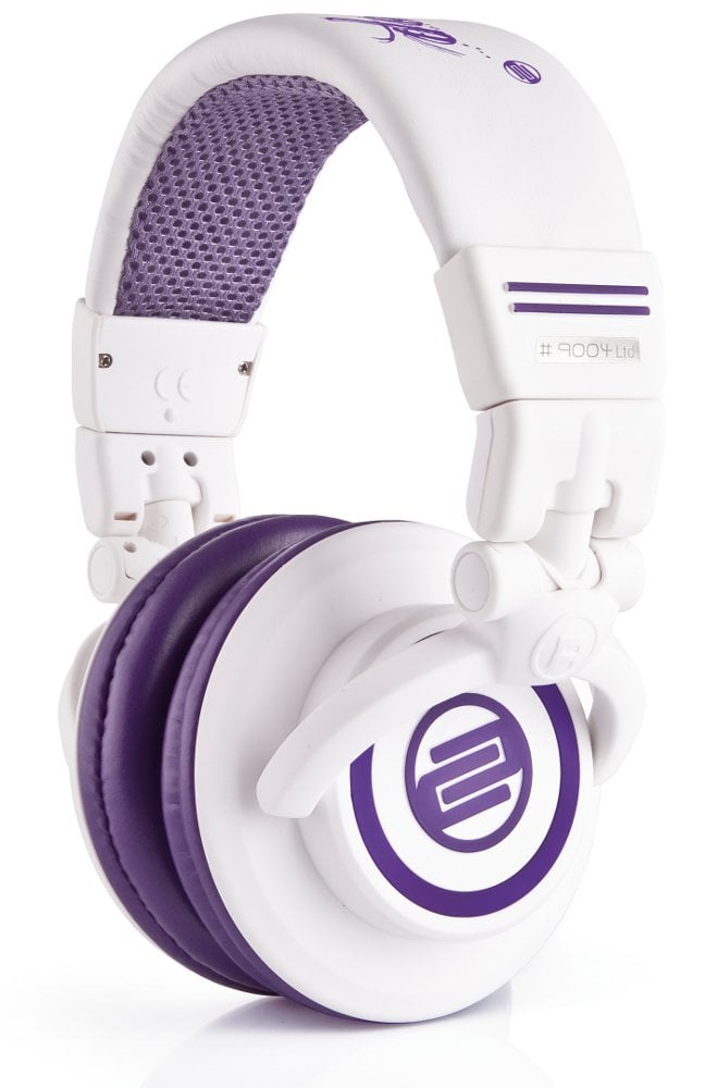 On-Ear Headphones with Purple Finish