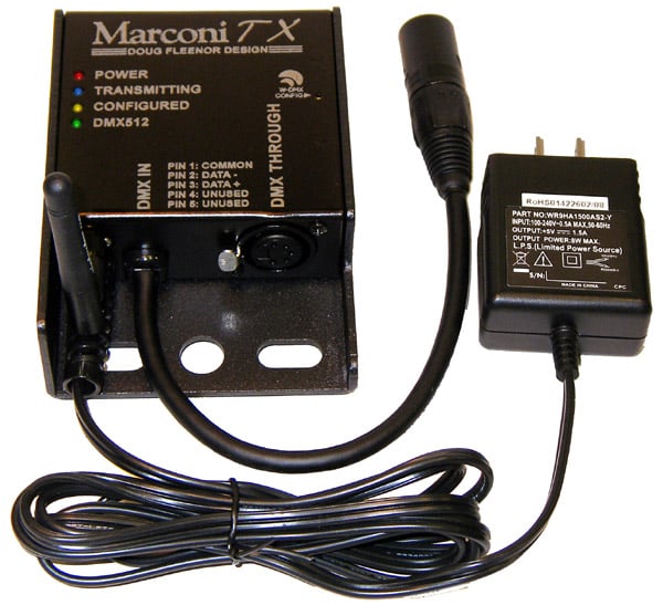 5-Pin Wireless DMX512 Transmitter