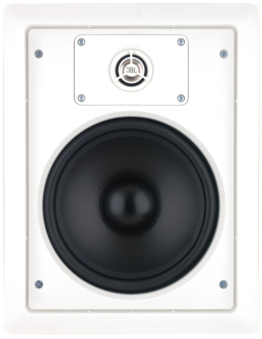 8" 2 Way In-Wall Loudspeaker in White with 70/100V Transformer
