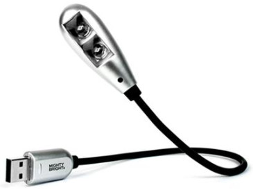 2-LED USB Light in Silver