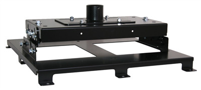 Heavy-Duty Ceiling Projector Flush Mount in Black, 250 lbs Wt. Cap.