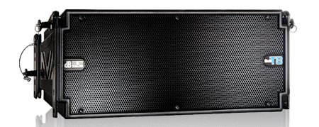 175W 3-Way Active Line Array Speaker in Black