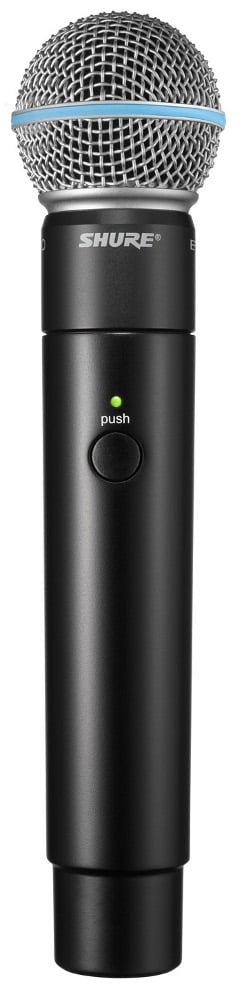 Microflex Wireless Handheld Transmitter with BETA58 Capsule