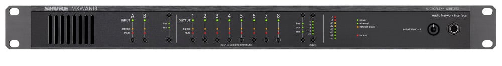 Microflex Wireless 8-Channel Audio Network Interface