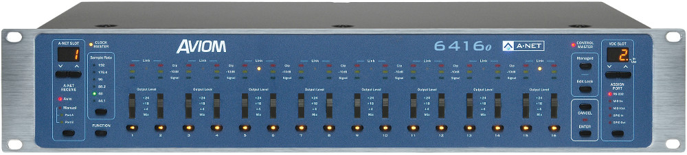 Pro64 Series 16-Channel Mic Output Module with XLR/DB25 Connectors