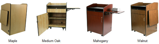 Multimedia Presentation Podium without Integrated Sound System