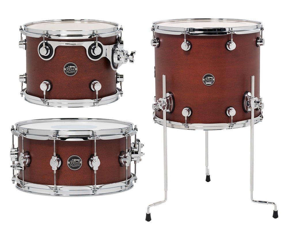 Performance Series HVX Tom/Snare Pack 3: 9"x12", 14"x16" Toms, 6.5"x14" Snare Drum in Tobacco Stain