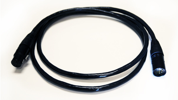 100' 3-Pin DMX XLRM-XLRF Cable